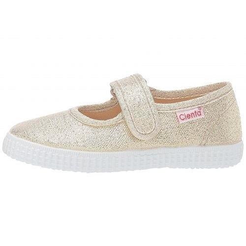 Cienta Kids Shoes シエンタ 女の子用 キッズシューズ 子供靴 スニーカー 運動靴 56083 (Infant/Toddler/Little Kid/Big Kid) - White Gold｜ilovela｜04