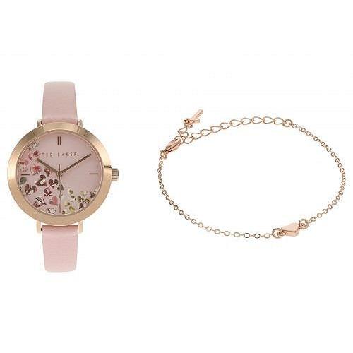 上等な 腕時計 女性用 レディース テッドベイカー Baker Ted ウォッチ Pink - Set Gift Bracelet & Strap  Leather Hearts Ammy ファッション時計 腕時計 - emrya.com