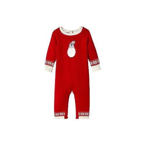 直販販売済み Janie And Jack 男の子用 ファッション 子供服 ベビー服 赤ちゃん ワンピース Penguin Intarsia Sweater One Piece Infant Red 直売お値下 Ssl Daikyogo Or Jp
