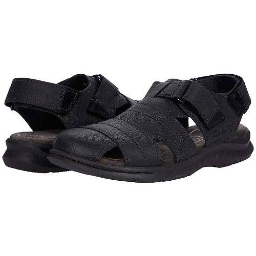 Clarks クラークス メンズ 男性用 シューズ 靴 サンダル Hapsford Cove Black Tumbled Leather Zpveirxg1mf8lan I Love La 通販 Yahoo ショッピング