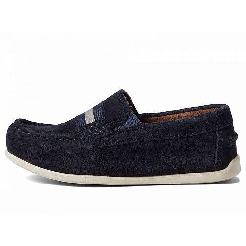 Florsheim Kids フローシャイム 男の子用 キッズシューズ 子供靴 ローファー Jasper Strap Jr. (Toddler/Little Kid/Big Kid) - Navy Suede｜ilovela｜04