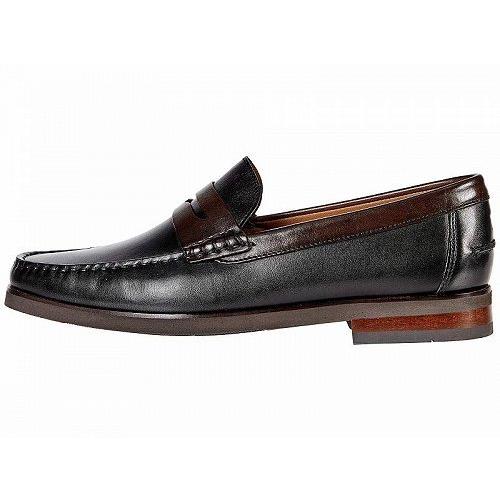 Florsheim フローシャイム メンズ 男性用 シューズ 靴 ローファー Berkley Flex Penny Loafer - Black/Brown｜ilovela｜04