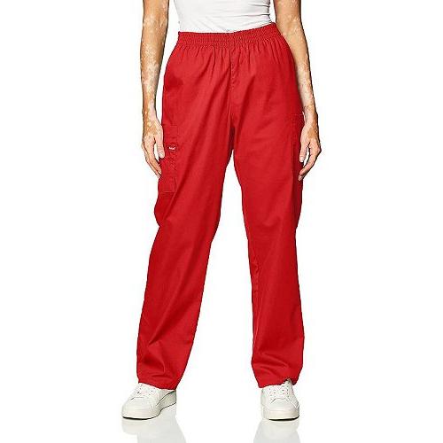 正規激安 女性用 レディース ディッキー Dickies ファッション Red - Pant Scrubs Waist Elastic Signature Men's ズボン パンツ その他ボトムス、パンツ