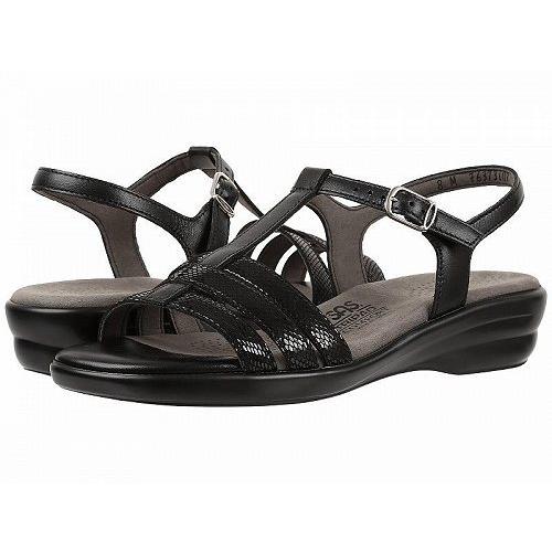 SAS サス レディース 女性用 シューズ 靴 サンダル Capri Ankle Strap Sandal - Black Snake