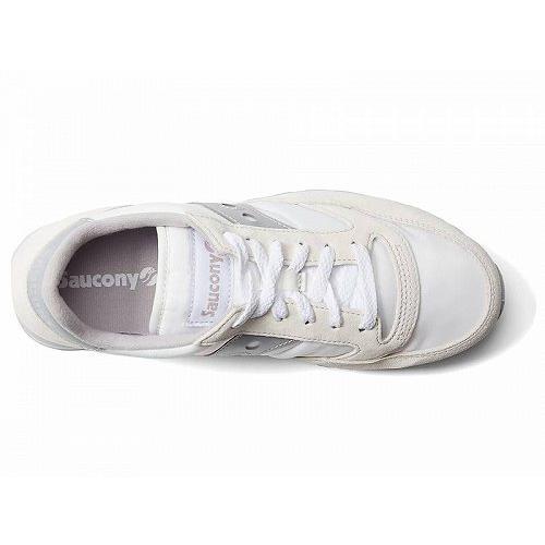 Saucony Originals サッカニー レディース 女性用 シューズ 靴 スニーカー 運動靴 Jazz Triple - White/Silver｜ilovela｜02