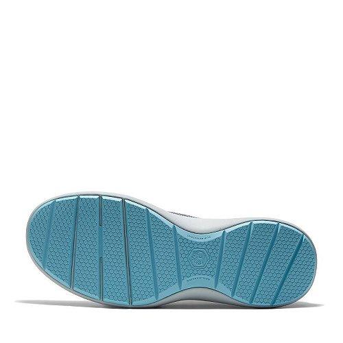 Timberland PRO ティンバーランド レディース 女性用 シューズ 靴 スニーカー 運動靴 Solace Soft Toe Slip-On - Grey/Blue｜ilovela｜03