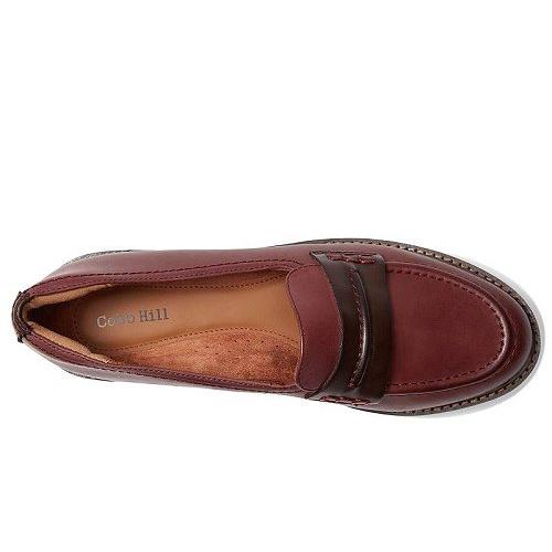 Cobb Hill コッブヒル レディース 女性用 シューズ 靴 ローファー ボートシューズ Janney Loafer - Red Leather