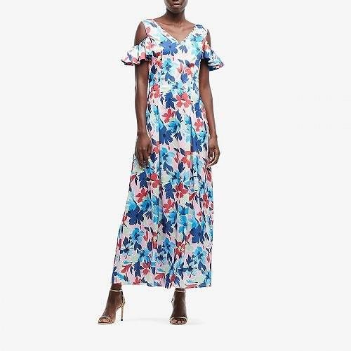 【日本限定モデル】 Boutique Moschino レディース 女性用 ファッション ドレス Maxi Floral Dress - Pink Multi, ホース屋ネットショップ 49c7193c