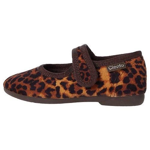 Cienta Kids Shoes シエンタ 女の子用 キッズシューズ 子供靴 フラット 500024 (Toddler/Little Kid/Big Kid) - Brown Velvet｜ilovela｜04