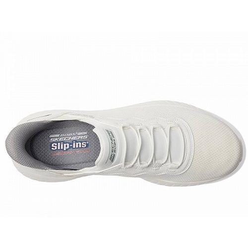 BOBS from SKECHERS ボブス スケッチャーズ メンズ 男性用 シューズ 靴 スニーカー 運動靴 Bobs Squad Chaos - Daily Hype Hands Free Slip-Ins - Off White｜ilovela｜02