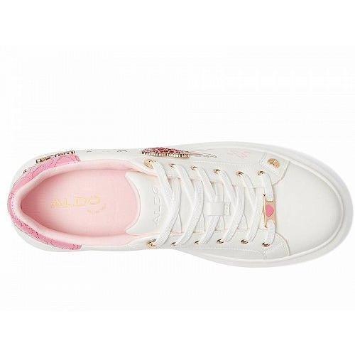 Aldo アルド レディース 女性用 シューズ 靴 スニーカー 運動靴 Heart Step - White/Pink｜ilovela｜02