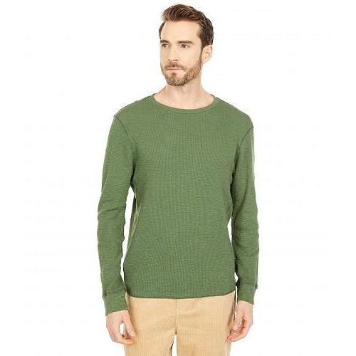 国際ブランド Lucky Brand ラッキーブランド メンズ 男性用 ファッション Tシャツ Thermal Crew Rifle Green 安い購入 Staging Uneltemania Ro