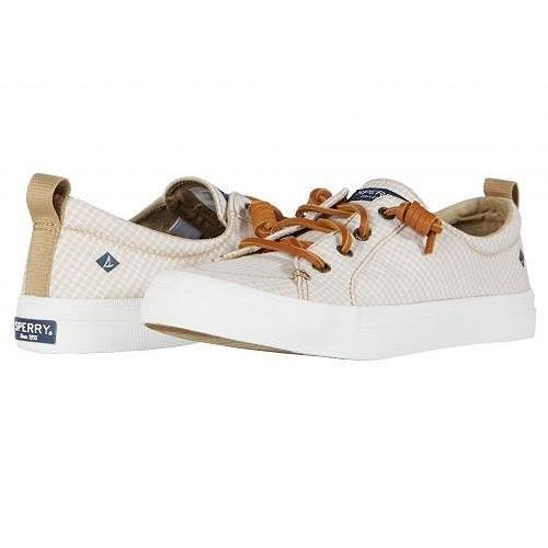 50 Off Sperry スペリー レディース 女性用 シューズ 靴 スニーカー 運動靴 Crest Vibe Mini Check Cornstalk White 春バーゲン Www Skylanceronline Com