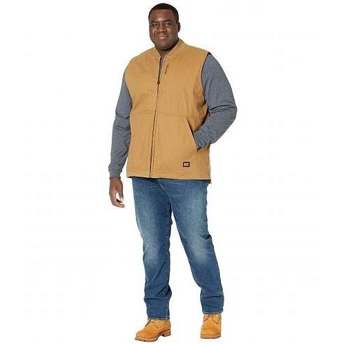激安大特価 ファッショ 男性用 メンズ ティンバーランド Pro Timberland Timberland Wheat Dark Tall Vest Canvas Lined Gritman ベスト コート ジャケット アウター ファッション 男性用 メンズ ティンバーランド Pro コート アウター