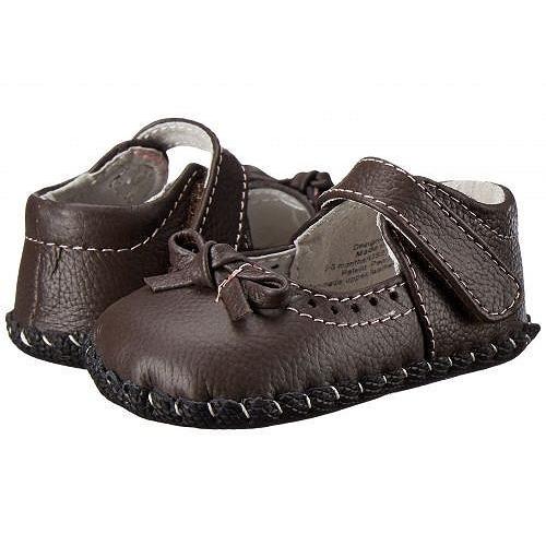 人気が高い (Infant) Original Isabella フラット 子供靴 キッズシューズ 女の子用 ペディペド pediped - Stitch Pink W/ Brown Chocolate ブーツ