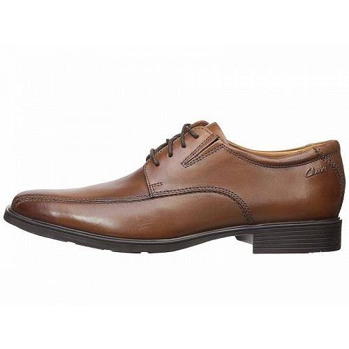 Clarks クラークス メンズ 男性用 シューズ 靴 オックスフォード 紳士靴 通勤靴 Tilden Walk - Dark Tan Leather｜ilovela｜04