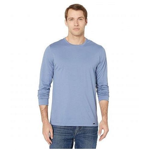 Hanro ハンロ メンズ 男性用 ファッション Tシャツ Night And Day Long Sleeve Shirt Caribbean Blue Apaproduction Fr