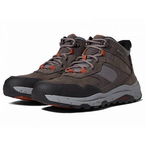 Rockport ロックポート メンズ 男性用 シューズ 靴 ブーツ レースアップ 編み上げ XCS Pathway Waterproof Mid Boot - Steel Grey｜ilovela