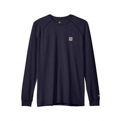 正規激安 Carhartt カーハート メンズ 男性用 ファッション Tシャツ Big Tall Flame Resistant Force Long Sleeve T Shirt Dark Navy 驚きの値段 Lewisfamilyinsurance Com