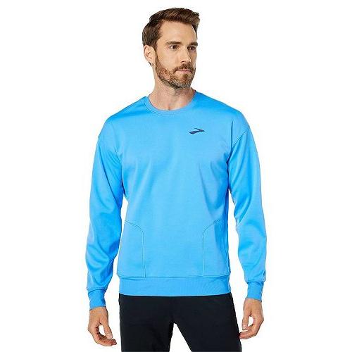 Brooks ブルックス メンズ 男性用 ファッション パーカー ス..Brooks ブルックス メンズ 男性用 ファッション パーカー スウェット Run Within Sweatshirt - Vivid Blue