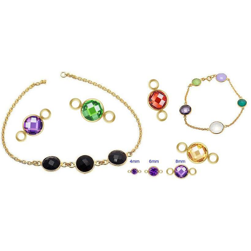 K14 ゴールドフィルド、リンク  8mm Ruby / 1個 |  | 01