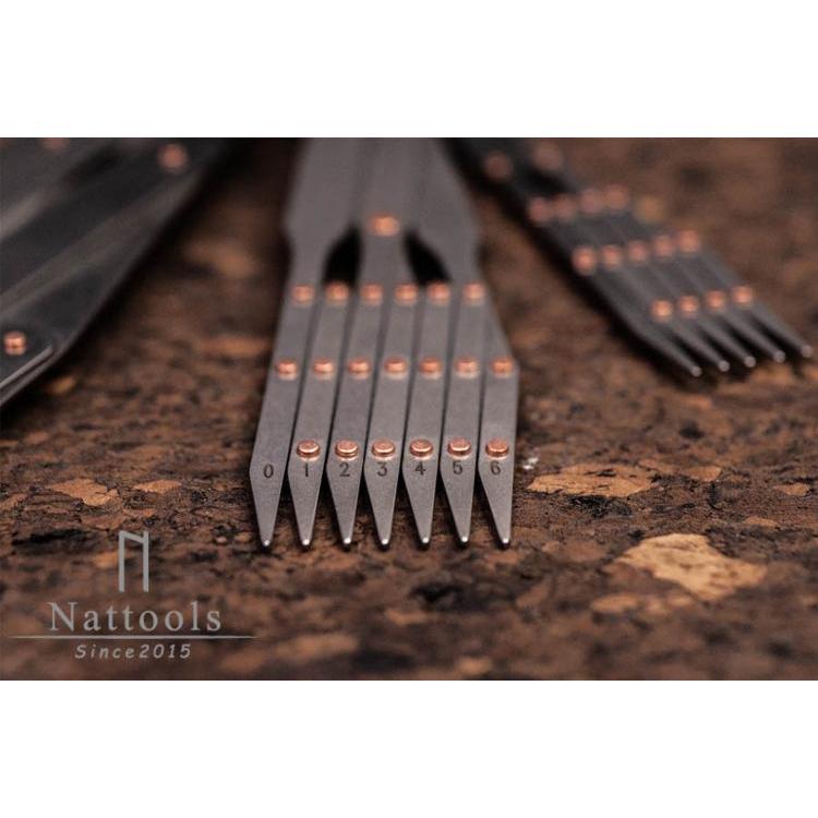 等分ディバイダー 大：先端11本 全長186mm ピッチ3.6mm〜25.4 mm/1