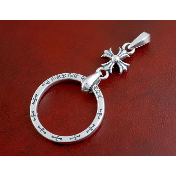 シルバー925 ペンダントトップ メガネホルダー クロスA/1個 : アイ