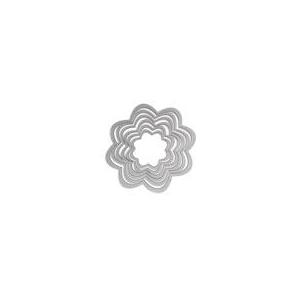 シジックス　厚手カッティングダイ　花 抜き型（ダイ） シジックス：Framelits Die Set 7PK - Flowers : アイ