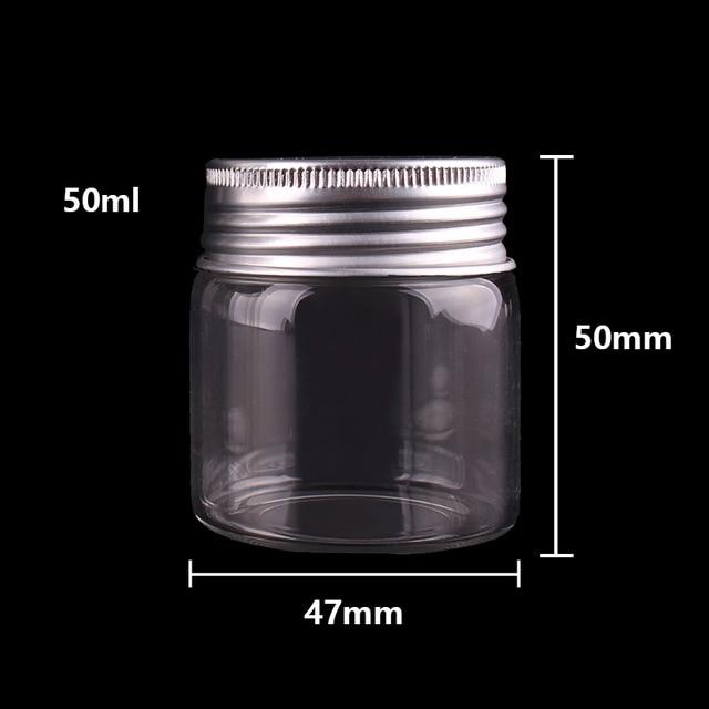 透明ガラスジャー (ガラス瓶) 50ml/1個 : アイ・ラブ・スマート - 通販 
