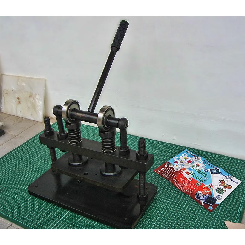 手動式革裁断機(ダイカット)ロータリーカム式ハンドプレスクリッカー H