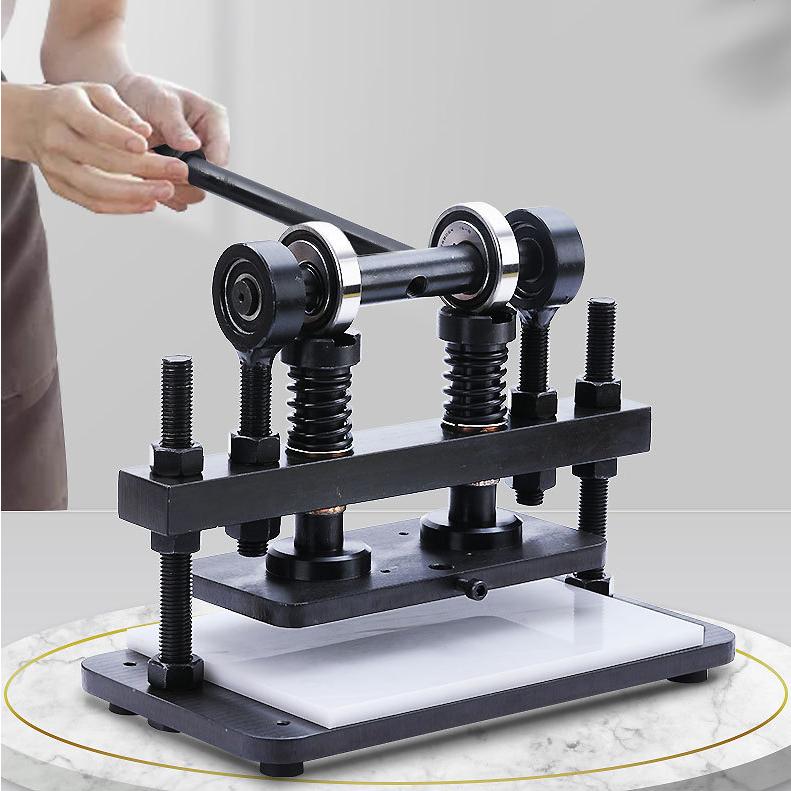 手動式革裁断機(ダイカット)ロータリーカム式ハンドプレスクリッカー H