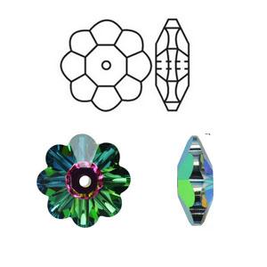 SWAROVSKI（スワロフスキー） #3700 (フラワー) 6mm ヴィトレイル