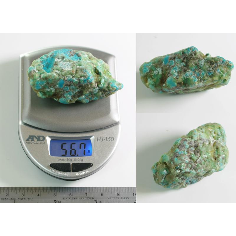 ターコイズ原石 56g/1個 : アイ・ラブ・スマート - 通販 - Yahoo