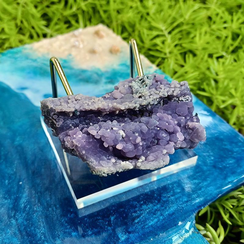 グレープカルセドニー　アメシスト　クォーツ　鉱物標本　原石　天然石　ストーン グレープカルセドニー アメシスト クォーツ 鉱物標本 原石