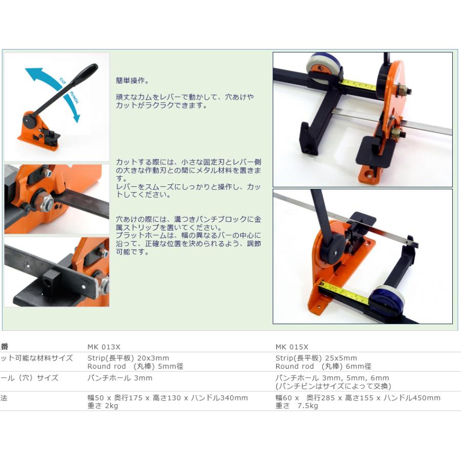 <美品>　レバーシャー  切断カッター　 メタルクラフト工具： レバーシャー（切断カッター）＆ パンチャー