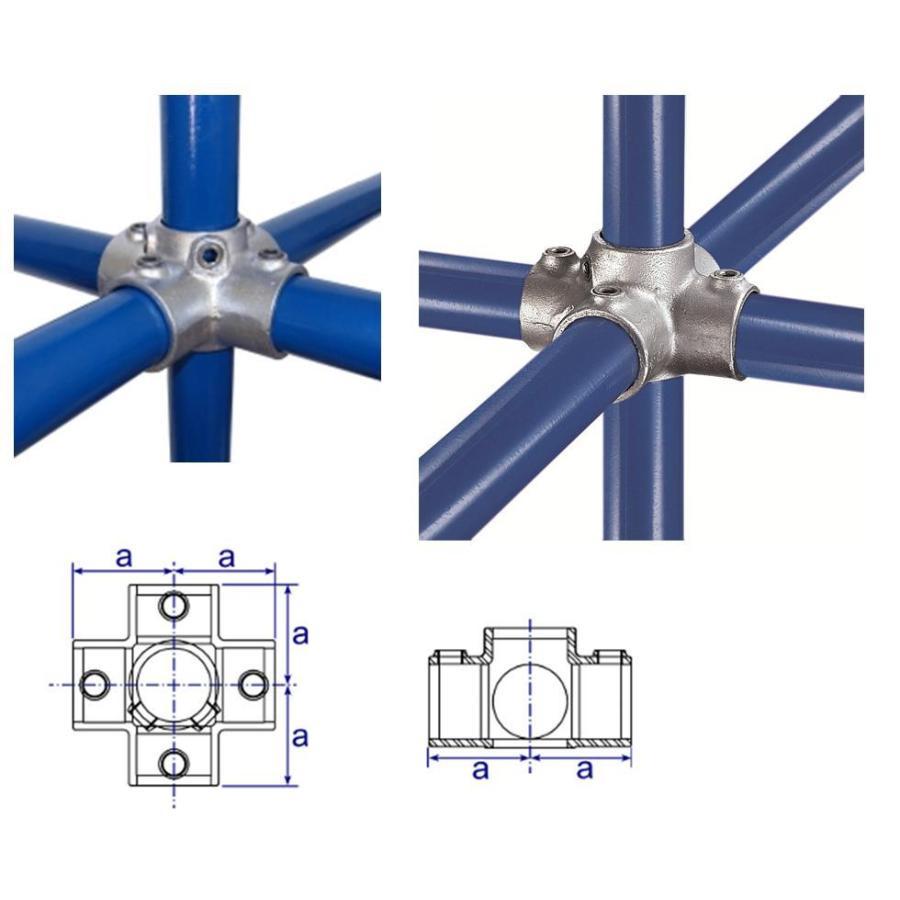 単管パイプφ48.6mm 強力ジョイントクランプ #158 /1個 | 
