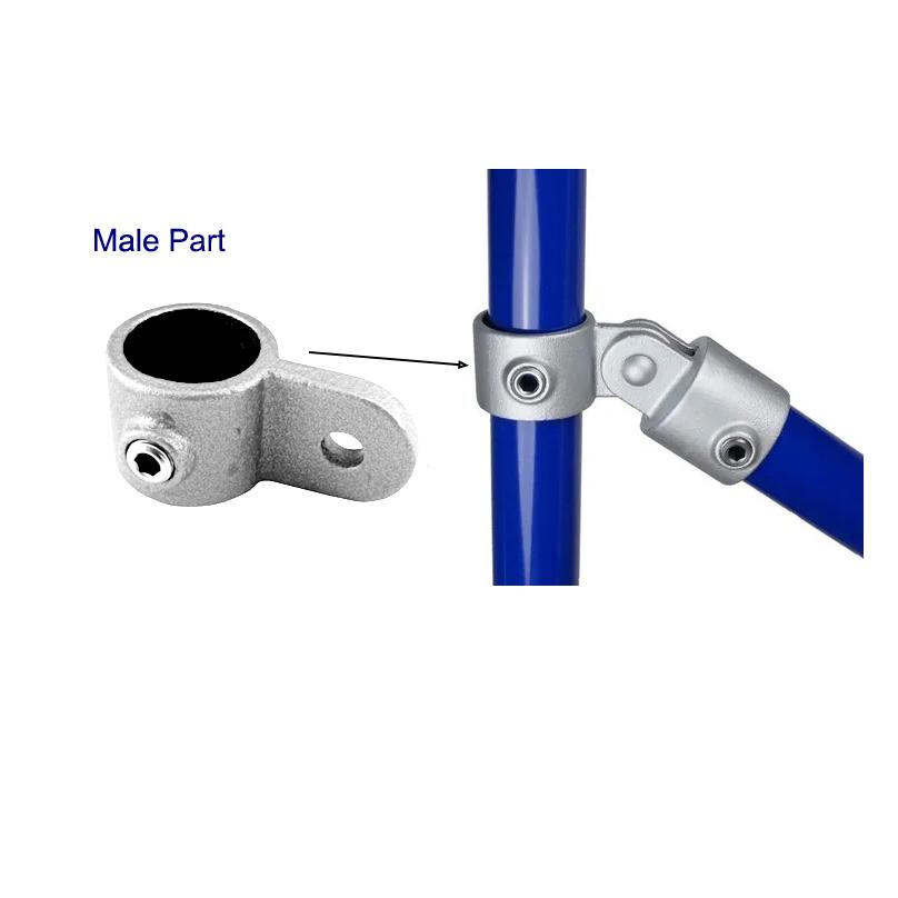 単管パイプφ48.6mm 強力ジョイントクランプ #173 Male Part /1個