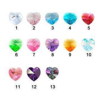 SWAROVSKI（スワロフスキー） #6202(6228) ハート 10.3x10mm /2個 