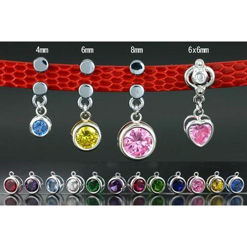 シルバー925　チャーム、S02F ルビー/1個 |  | 01