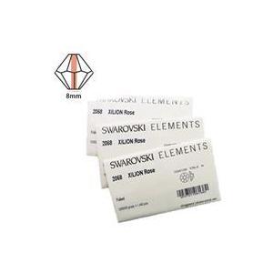 SWAROVSKI スワロフスキー # 5301 5328 8mm ホワイトオパール ソロバン 
