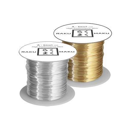 らくまく カッパーワイヤー・丸線 500g巻き 0.6mm(22ga)/ 1巻