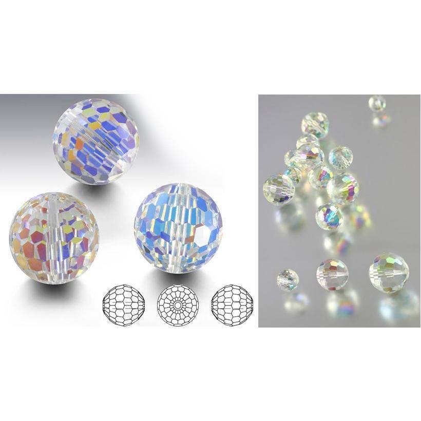 SWAROVSKI スワロフスキー #5003-6mm クリスタル(AB) /2個 : アイ