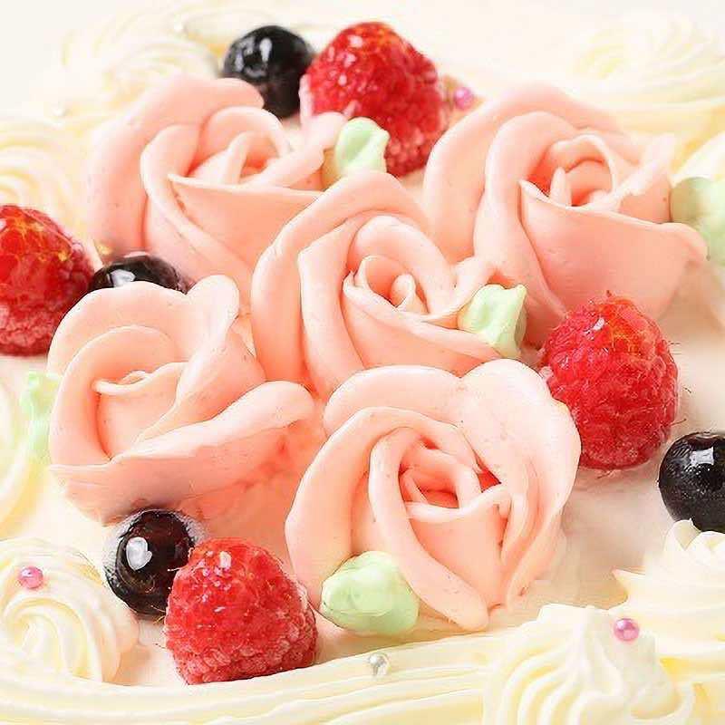 ファッションなデザイン バラの花束3D立体型ケーキ <br>父の日 スイーツ プチプギフト 誕生日 バースデーケーキ パーティ サプライズ  キャラクターケーキ 還暦 お祝い 結婚記念日 母の日 父の日 おうち時間