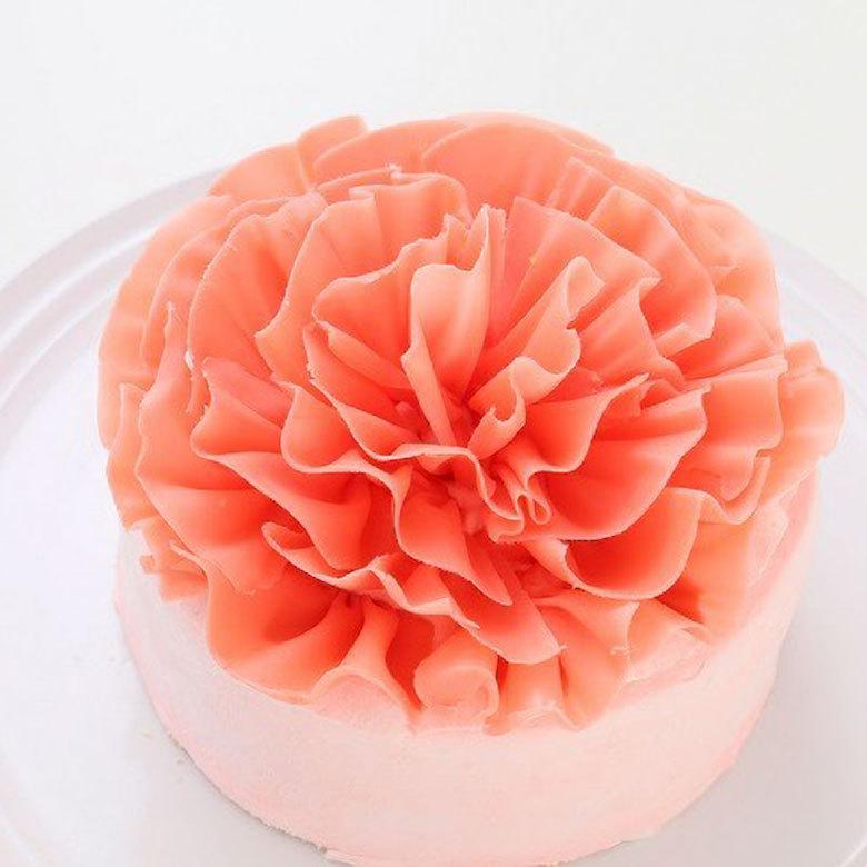 フラワーケーキ 誕生日 バースデー お祝い 苺味 プレゼント ギフト 花 カーネーション おしゃれ 可愛い 4号 5号 6号 7号 ホールケーキ 635 Ilpino 通販 Yahoo ショッピング