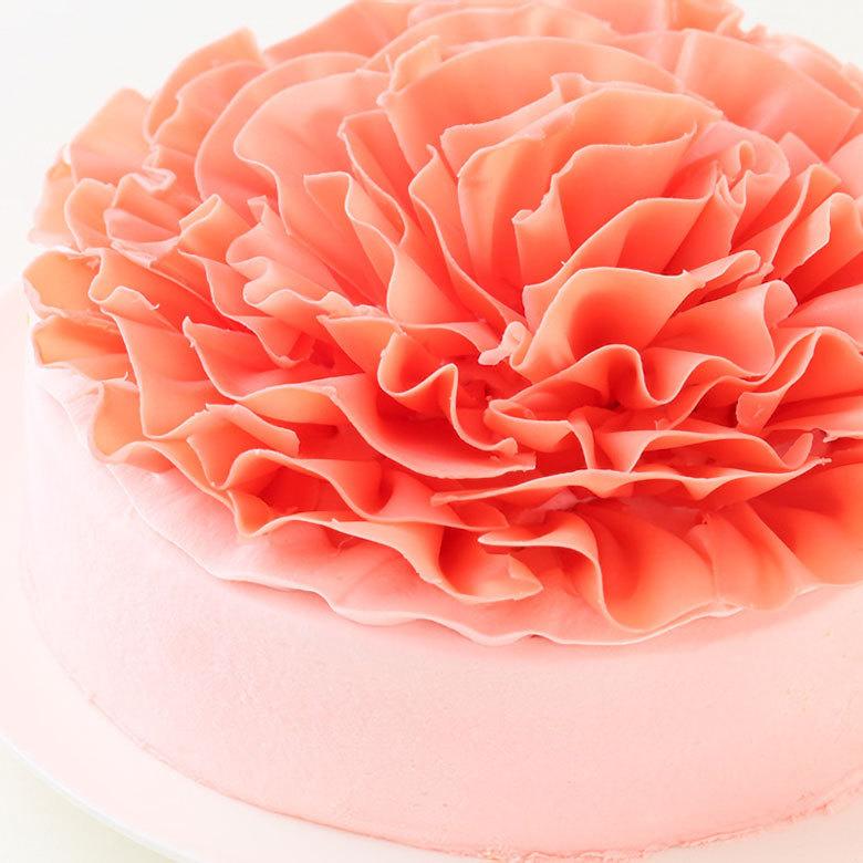 フラワーケーキ 誕生日 バースデー お祝い 苺味 プレゼント ギフト 花 カーネーション おしゃれ 可愛い 4号 5号 6号 7号 ホールケーキ 635 Ilpino 通販 Yahoo ショッピング