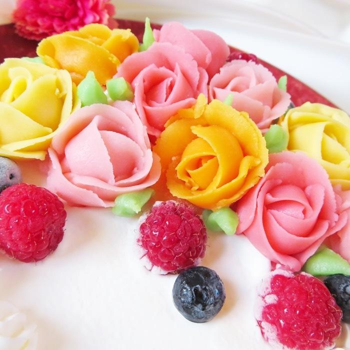 あんフラワーケーキ 誕生日 バースデー お祝い プレゼント 母の日 生