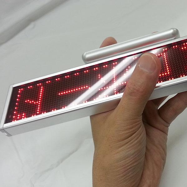 LEDミニボード96黄色 - 小型LED電光掲示板（6文字画面表示版）　省エネ・節電対応｜ilsung-y｜07
