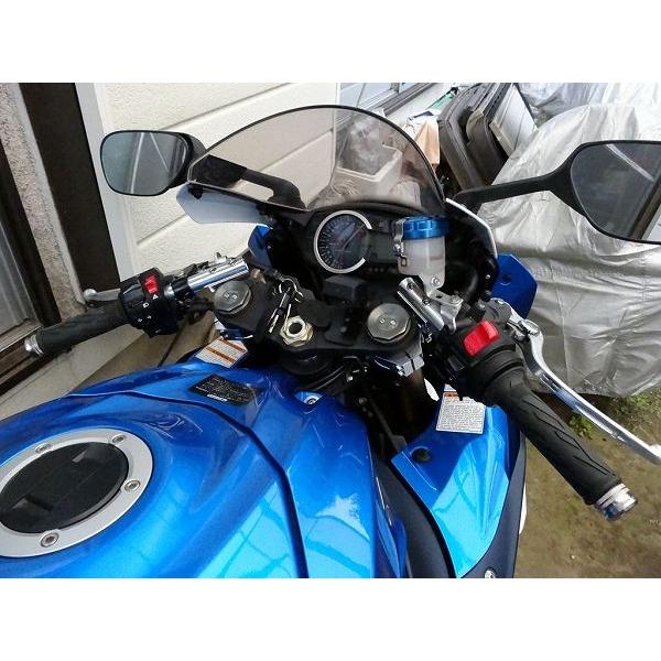 ホンダ 41パイ 41mm セパハン 銀 角度調節式HIGH セパレート ホンダ 41パイ 41mm セパハン 銀 角度調節式HIGH セパレート