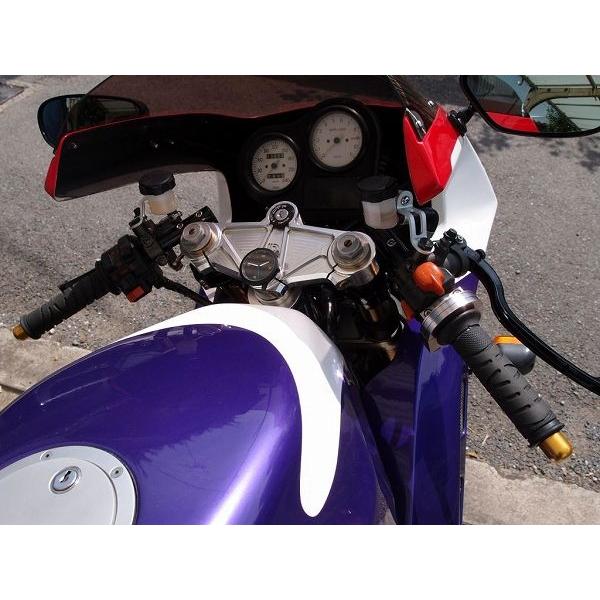 スズキ（SUZUKI） 43パイ 43mm セパハン 黒 角度調節式HIGH セパレート