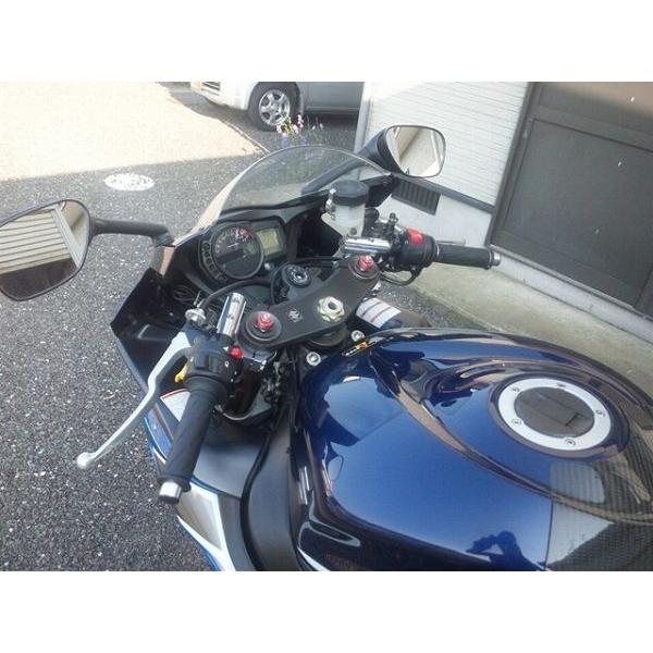 ホンダ（HONDA） 43パイ 43mm セパハン 銀 角度調節式HIGH セパレート